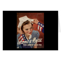 Become A Nurse Your Country Needs You Card