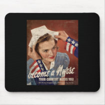 Become A Nurse Your Country Needs You Mouse Pads