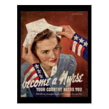 Become A Nurse Your Country Needs You Post Card