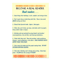 become a real reader posters