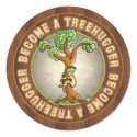 Become a Treehugger stickers