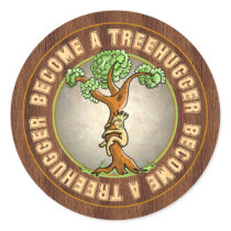 Become a Treehugger stickers