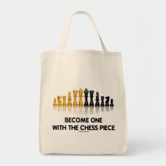 Become One With The Chess Piece (Reflective Chess) Tote Bag