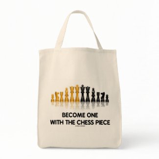 Become One With The Chess Piece (Reflective Chess) Tote Bag