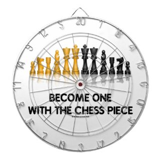 Become One With The Chess Piece (Reflective Chess) Dartboards