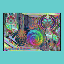 Become One with the Universe Poster posters