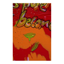 "Become" posters