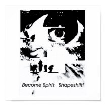 Become Spirit.  Shapeshift! posters