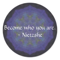 Become who you are. - Nietzshe stickers by spiritcircle Become who you are. - Nietzshe stickers