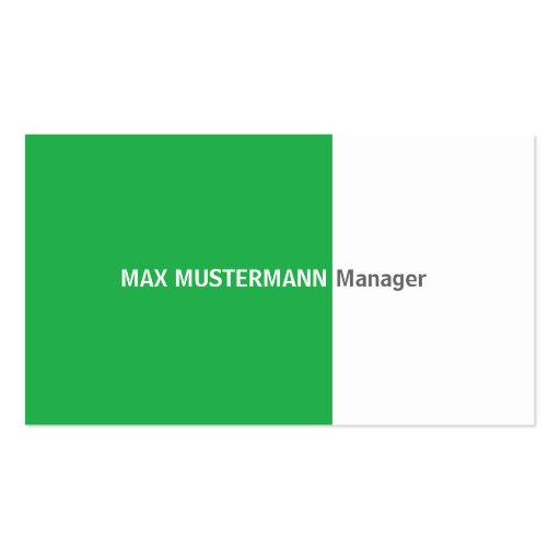 becomes green visiting card business card template