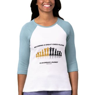 Becoming A Great Chess Player Is Endless Journey shirt