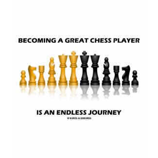 Becoming A Great Chess Player Is Endless Journey shirt