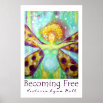 "Becoming Free" Art Poster posters