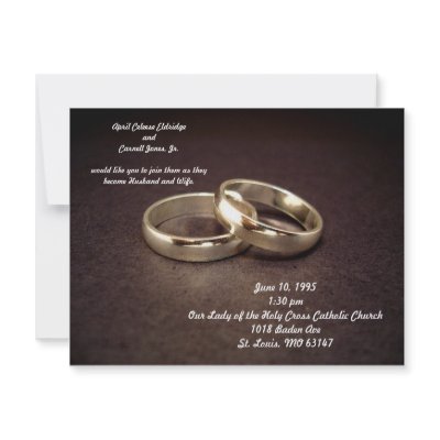 Becoming Husband and Wife Invitations by reldridg
