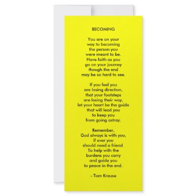 BECOMING RACK CARD TEMPLATE by justmetrk