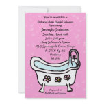 Bed and Bath Bridal Shower Invitation -- Bubbles