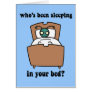 Bed bugs greeting card