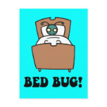 bed bugs postcards