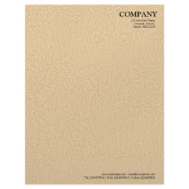 Bed of Daffodils Texture - Pale Orange letterhead