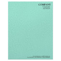 Bed of Daffodils Texture - Pale Turquoise letterhead