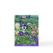 Bed of Pansies, THINKING OF YOU cards by minx267 Bed of Pansies, THINKING OF YOU cards