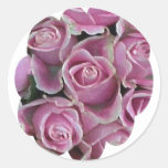 Bed of Roses Round Stickers