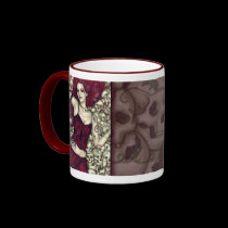 Bed of Skulls mug by elvenstarart Bed of Skulls mug