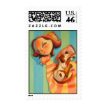 Bed Postage Stamp