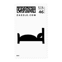 bed sleeping icon stamps
