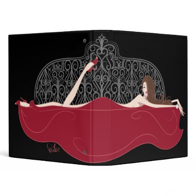 Bed Time ( Black ) Binder 1inch by Wiles44