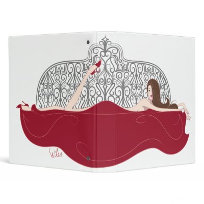 Bed Time ( White ) Binder 1inch by Wiles44