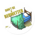 Bed Wetter stickers