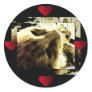 "Bedfellows" by Suan S'Katra Round Stickers
