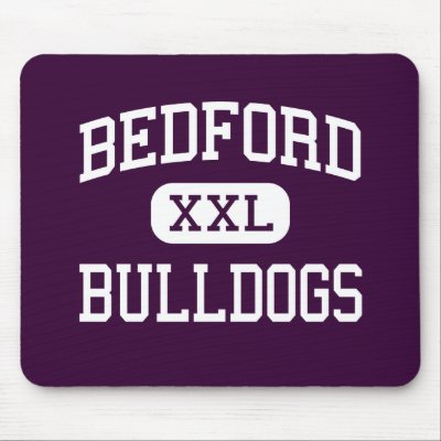 Bedford - Bulldogs - Junior - Bedford Iowa Mouse Pads by customteamsportswear