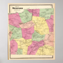 Bedford,Town Print