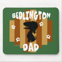 Bedlington Dad Mousepad mousepads