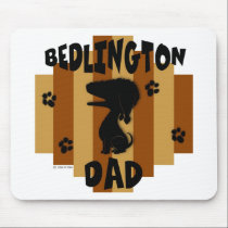 Bedlington Dad Mousepad mousepads