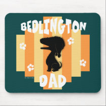 Bedlington Dad Mousepad mousepads