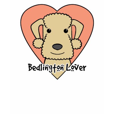 Bedlington Lover Tshirts by dogcartoons