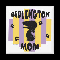 Bedlington Mom Magnet magnets
