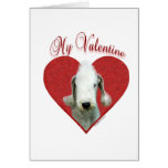 Bedlington My Valentine Greeting Card