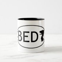 Bedlington Terrier Abbreviation - BED mugs