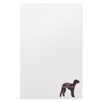 Bedlington Terrier BFF Personalized Stationery