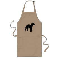 Bedlington Terrier (black) aprons