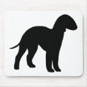 Bedlington Terrier (black) mousepads
