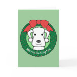 Bedlington Terrier Christmas Cards