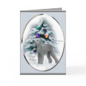 Bedlington Terrier Christmas Gifts cards