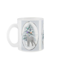 Bedlington Terrier Christmas Gifts mugs