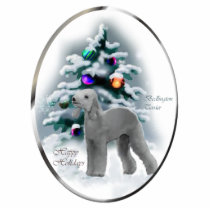 Bedlington Terrier Christmas Gifts photo sculptures