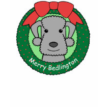 Bedlington Terrier Christmas t-shirts